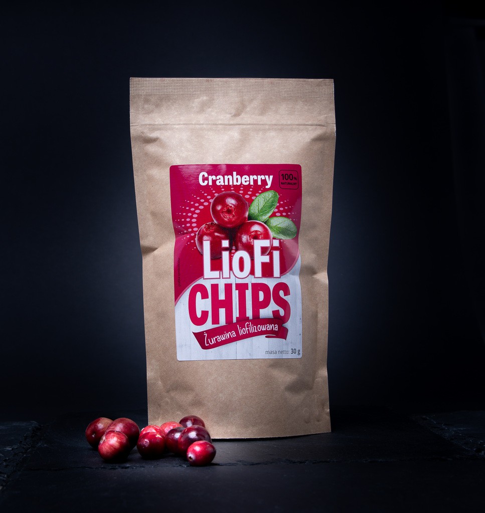 Freeze-dried cranberries