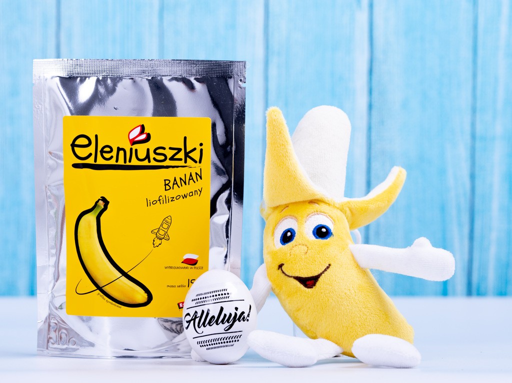 Eleniuszki - banan liofilizowany
