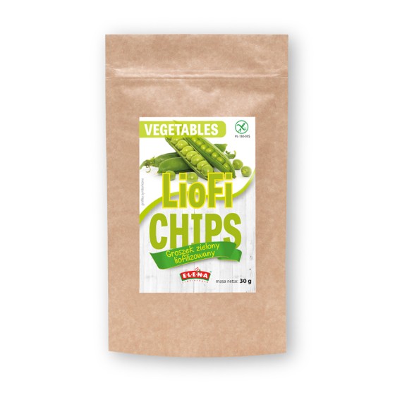 Freeze-dried green peas