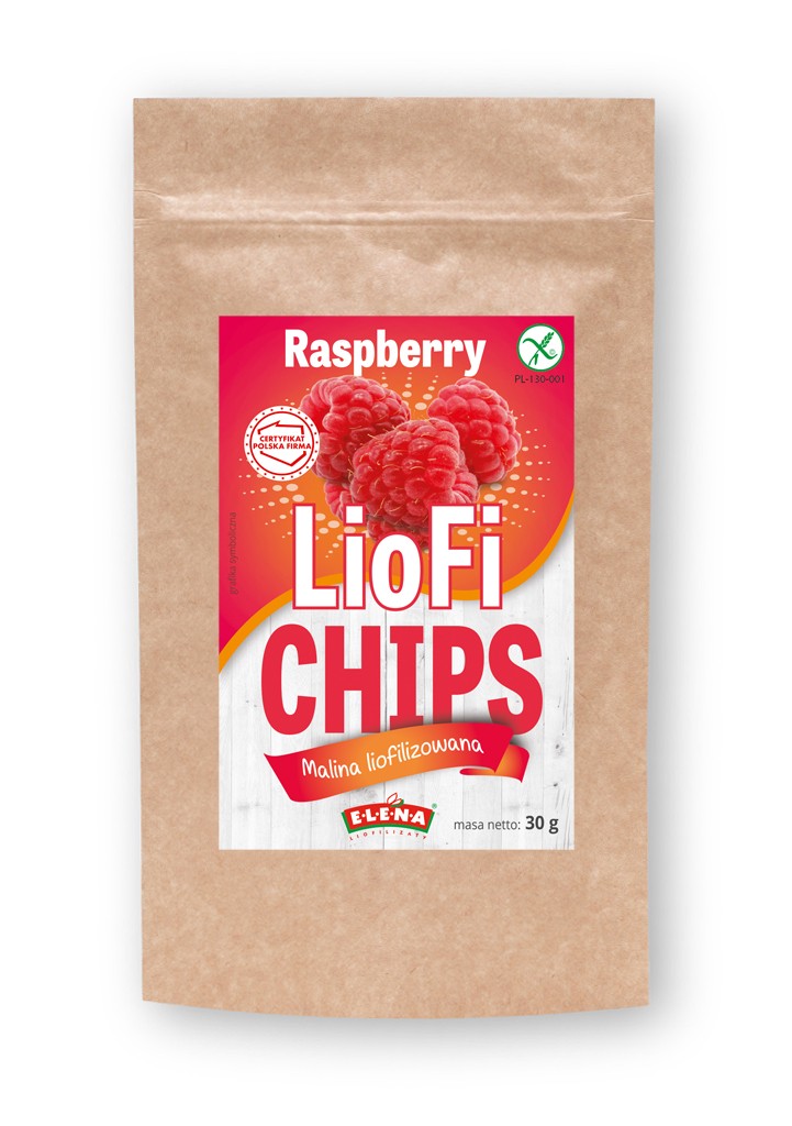 Freeze-dried raspberry