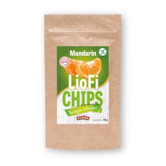 Freeze-dried tangerine