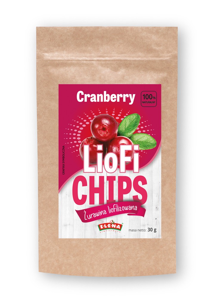 LIOFICHIPS | Liofilizowana żurawina (cała)