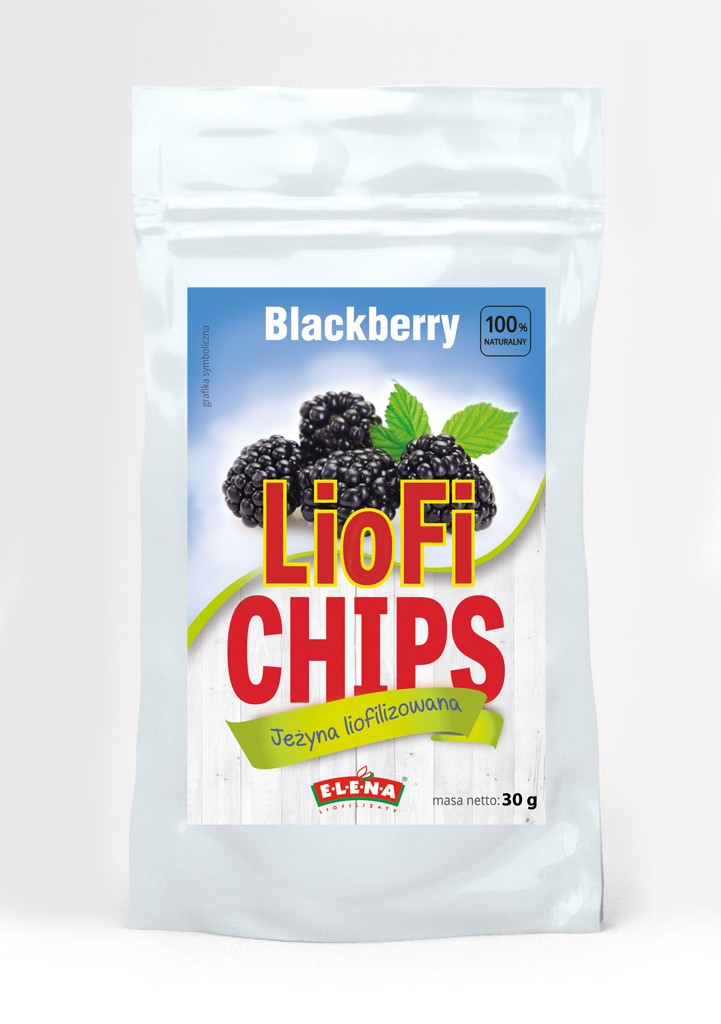 Freeze-dried blackberry