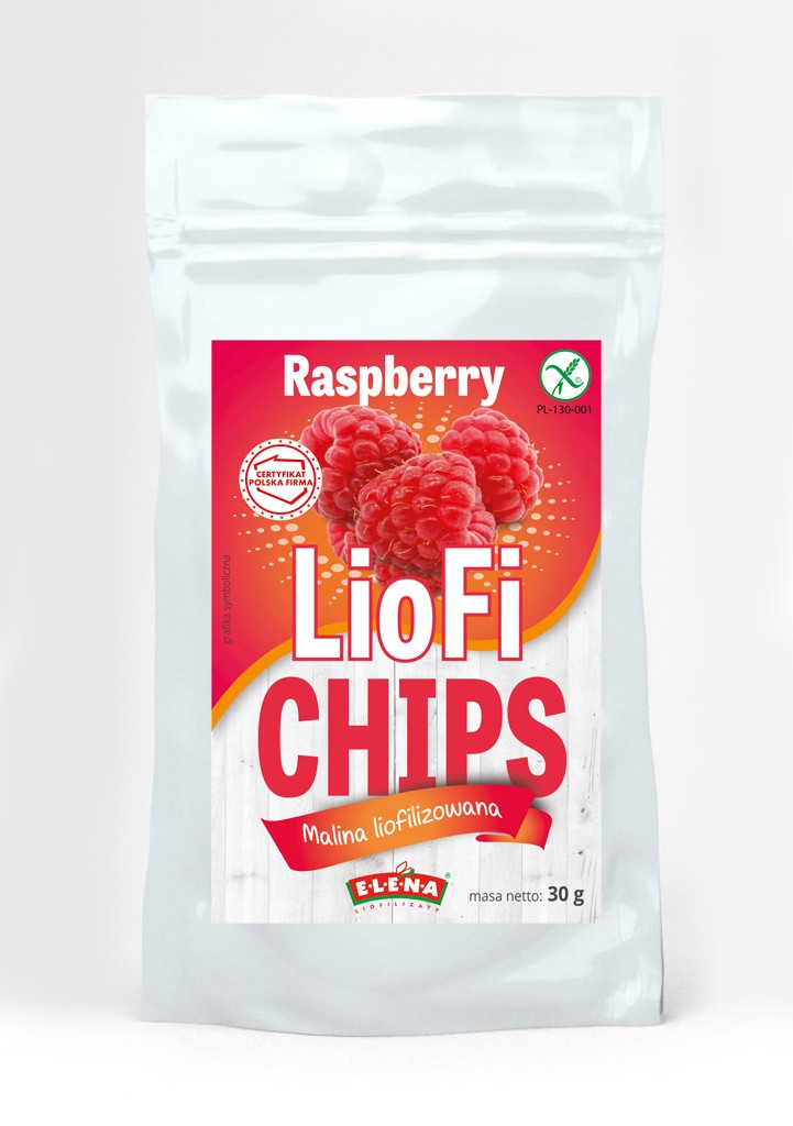Freeze-dried raspberry