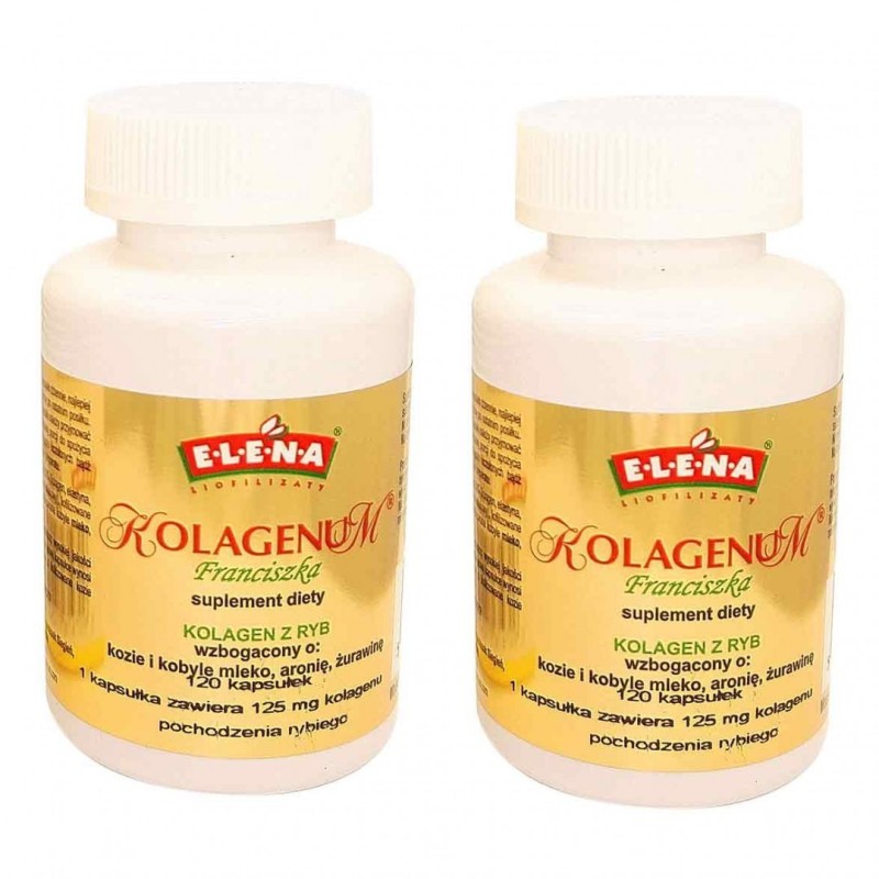 2 x Kolagenum - Liofilizowany kolagen z ryb 120 kapsułek