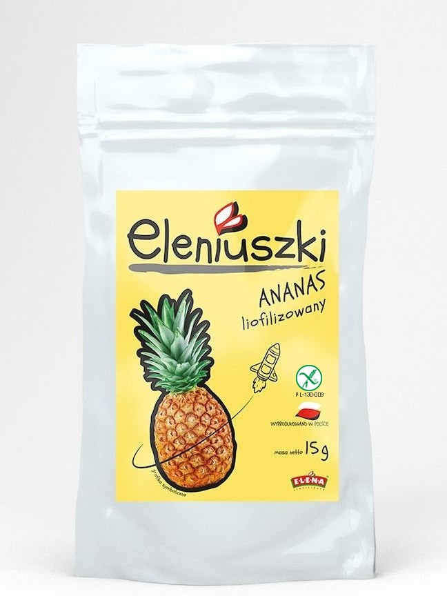Eleniuszki - ananas liofilizowany