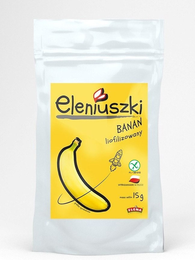 Eleniuszki - banan liofilizowany