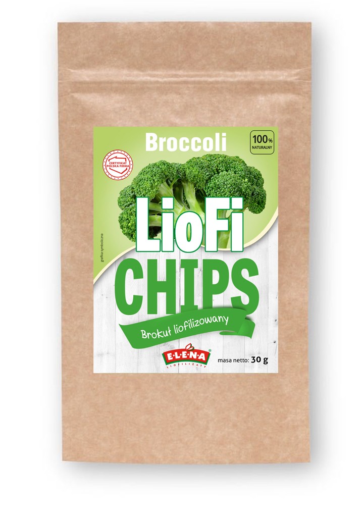 Freeze-dried broccoli