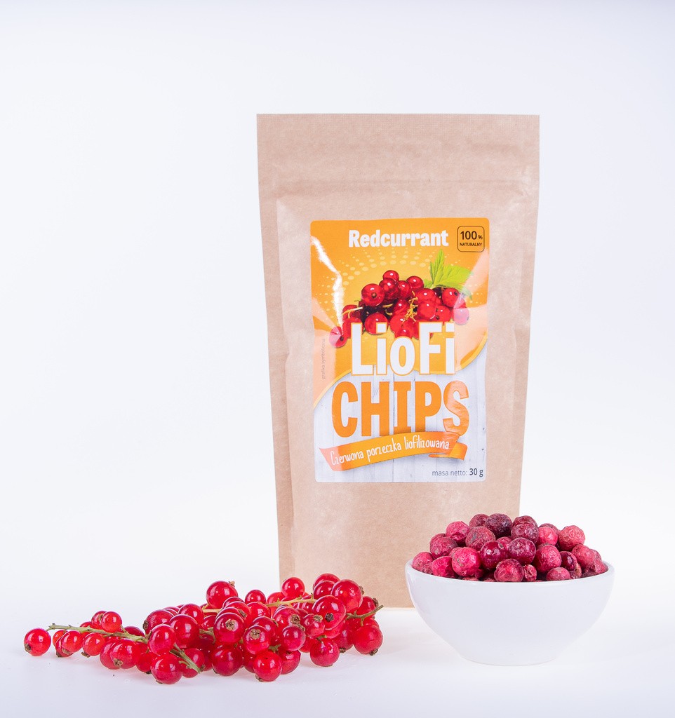 Freeze-dried red currant