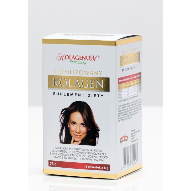 Collagenum - Lyophilized collagen from fish 15 sachets