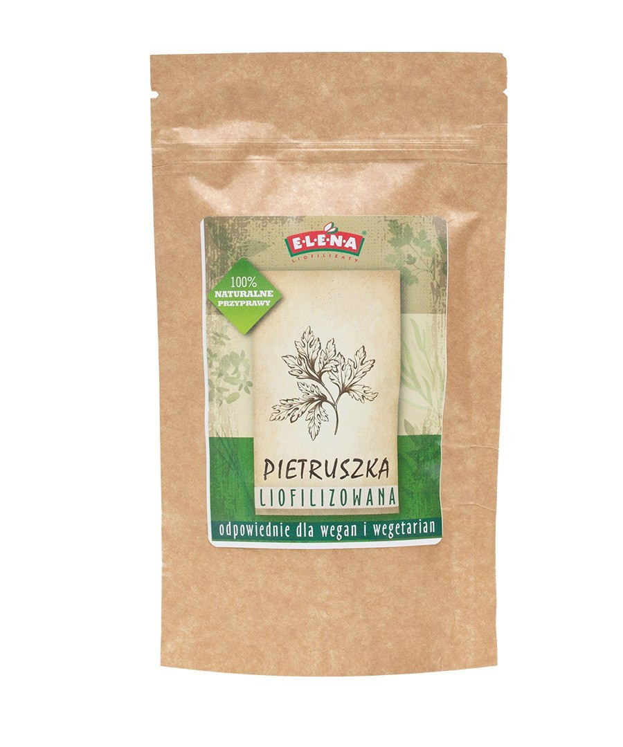 Lyophilized parsley