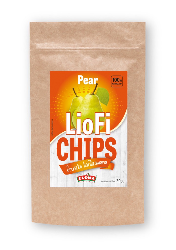 Freeze-dried pear
