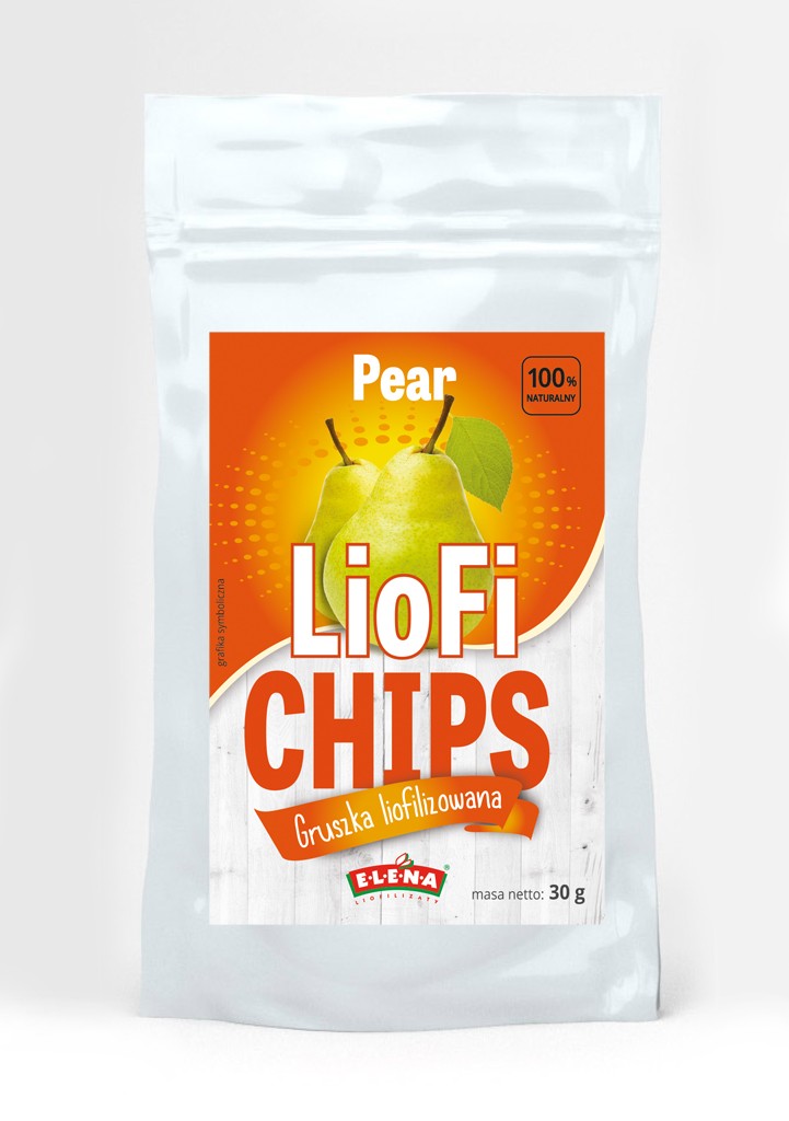 Freeze-dried pear