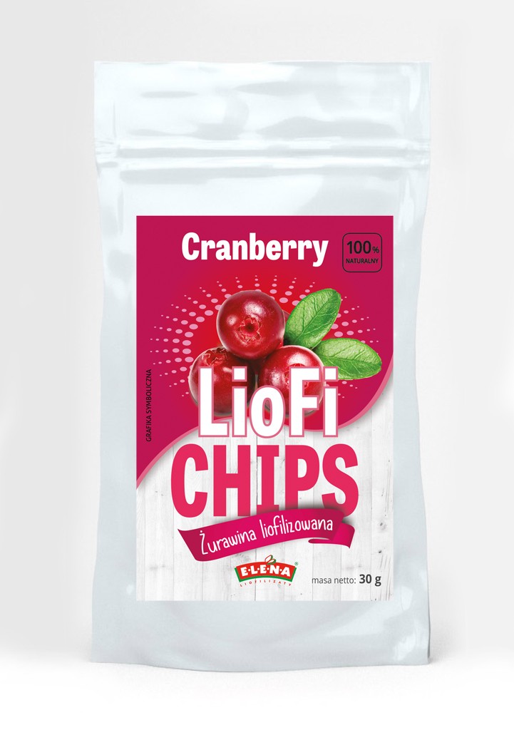 Freeze-dried whole cranberries