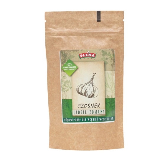 Lyophilized garlic