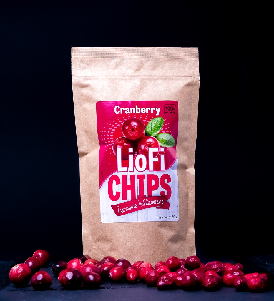 LIOFICHIPS | Freeze-dried cranberries (halves)