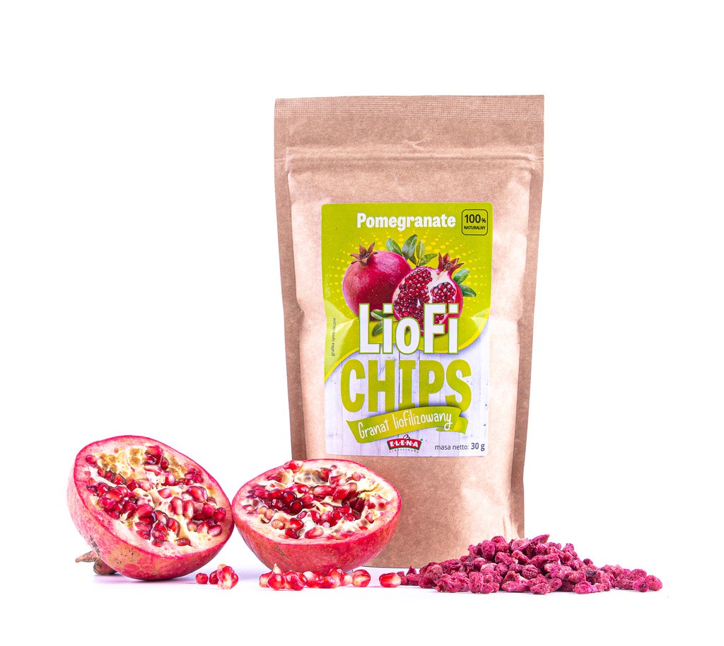 Lyophilized pomegranate